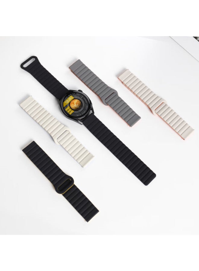 Mssm Liquid Silicone Magnetic Adsorption Loop Strap For Huawei Watch Strap Gt5/gt4/gt5pro/watch4pro 41 Dial-18mm - Image 2