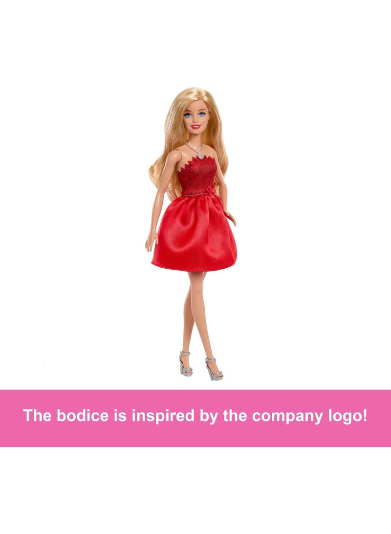 Barbie® Mattel 80th Anniversary Ruby Red Doll - Image 4