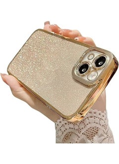X-level iPhone 15 Plus Case Cover For Women Girls Glitter Luxury Flexible Plating Shockproof Full Camera Lens Protective Protection Accessories Phone Back Cover For 15 Plus Luxurious  - Image 1