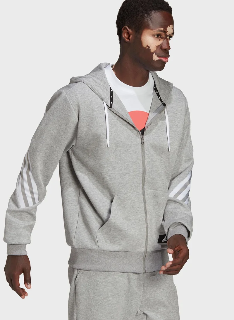 Adidas Future Icons 3-Stripe Hoodie