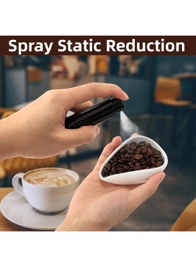 TNTAIAHL Coffee Bean Dosing Cup, Ceramic Measuring Cups and Spray Bottle Set for Espresso, Bean Container, Weigh Tray - Bar Accessory for Coffee Lovers - Image 3