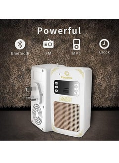 Equantu Bluetooth Quran Speaker White New Model  - Image 2