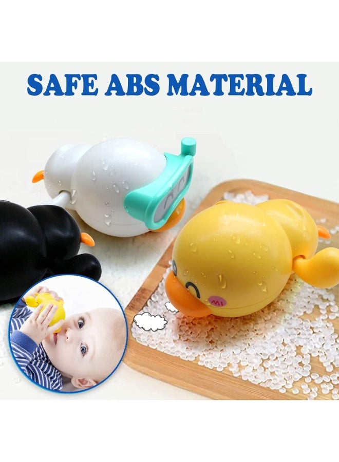 3-piece bath toy set, suitable for boys and girls aged 1-7, features winding bathtub baby bath toys, pool water toys, perfect for children's birthday gifts. - Image 2