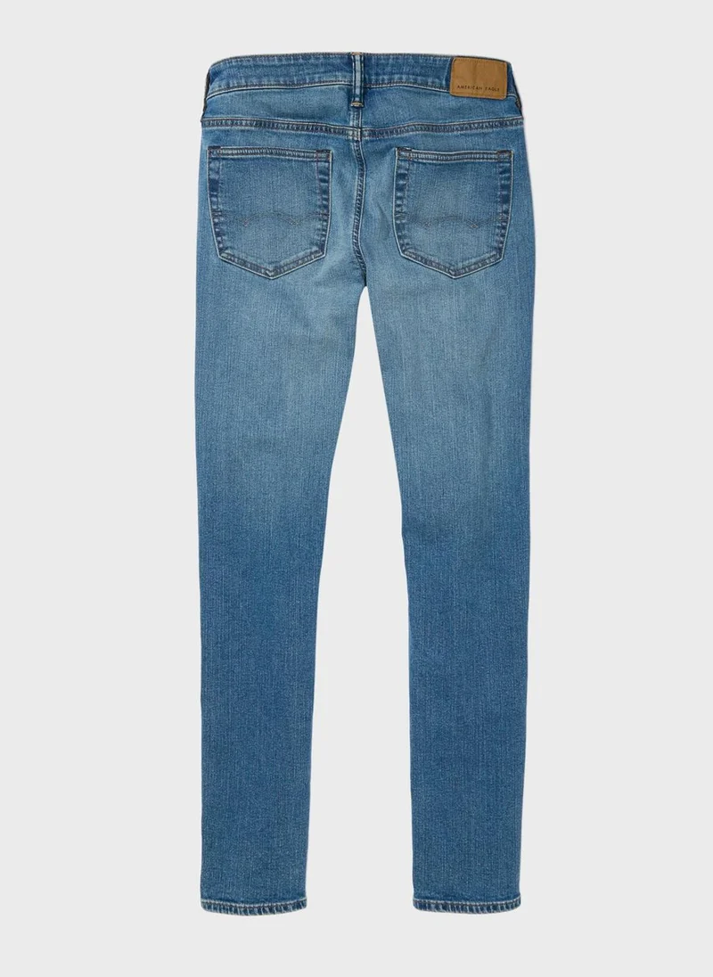 امريكان ايجل Mid Wash Skinny Fit Jeans