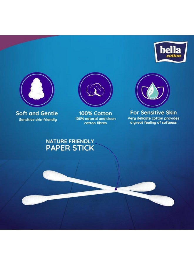 Bella Bella Cotton Buds - 200 Pieces (Pack of 3) - Image 4