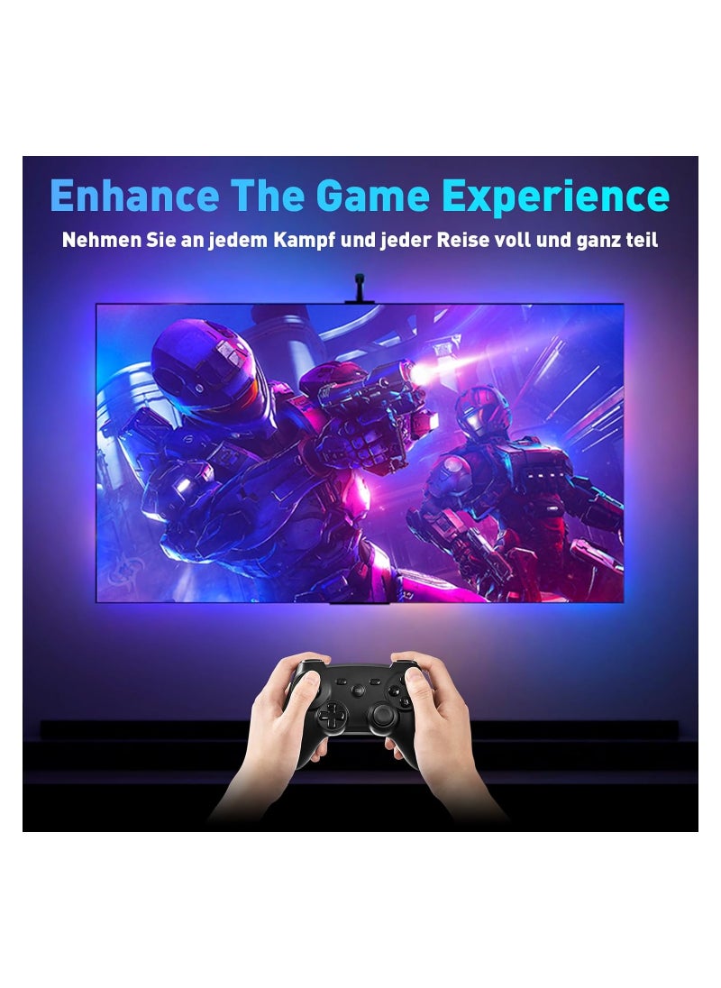 SYOSI - TV Led Backlight, with AR Sensor, Smart TV Lights Behind That Sync with Screen, Compatible with App Music Sync, for Gaming Room, Bedroom, for TV& Monitor, Bluetooth App Remote Control - Image 1