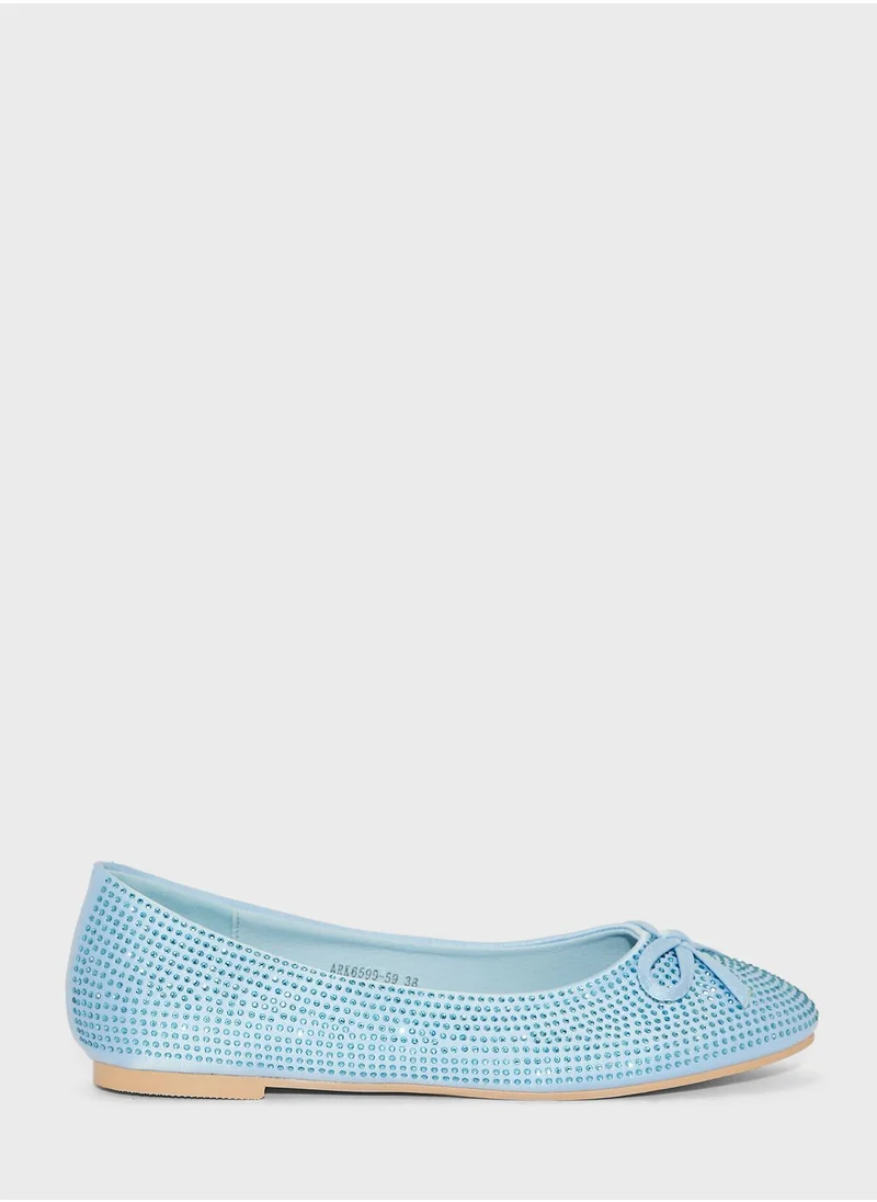 Ginger Embellished Flat Ballerina