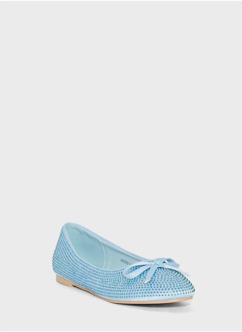 Ginger Embellished Flat Ballerina