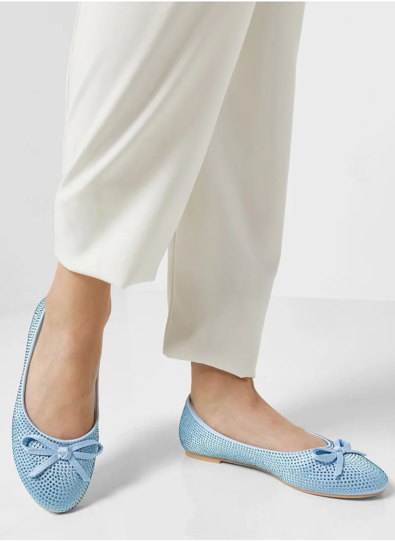 Ginger Embellished Flat Ballerina