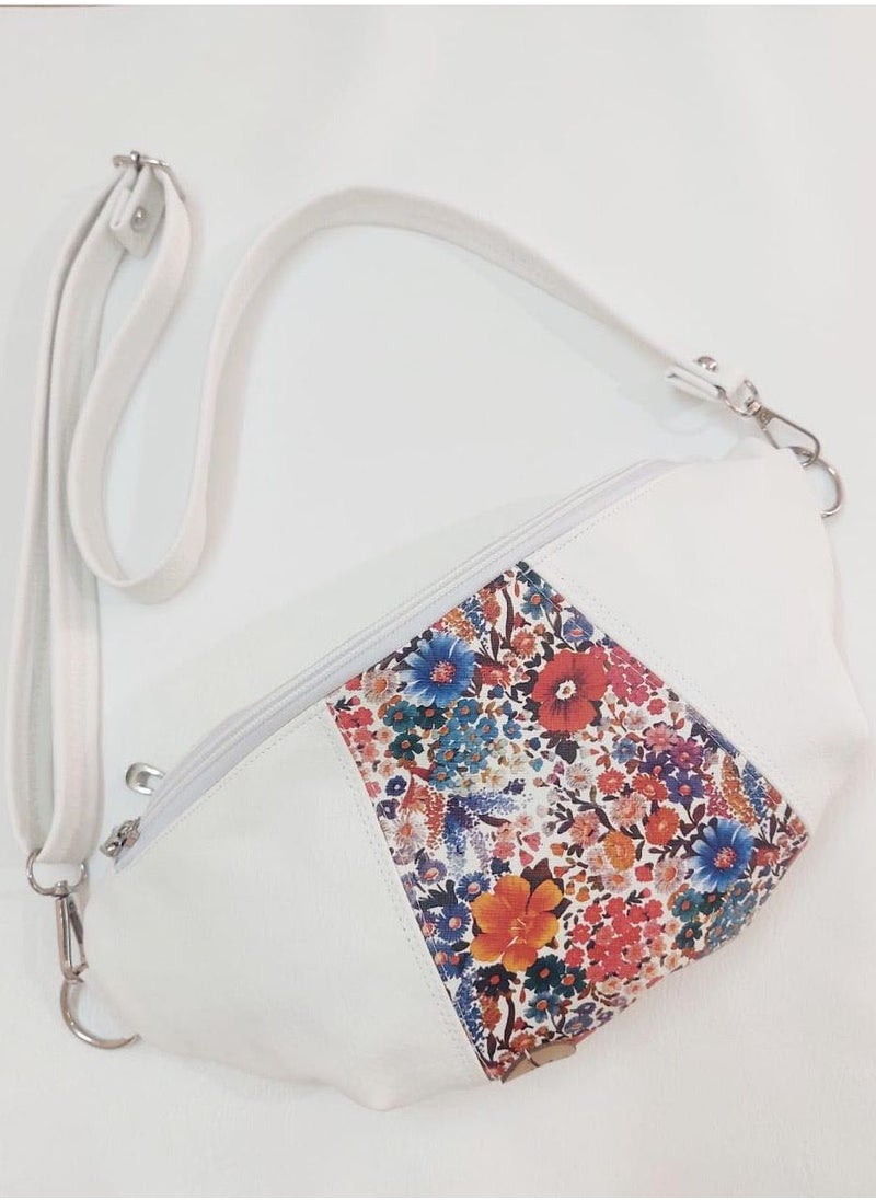 Generic - Leather waist bag white - Image 1
