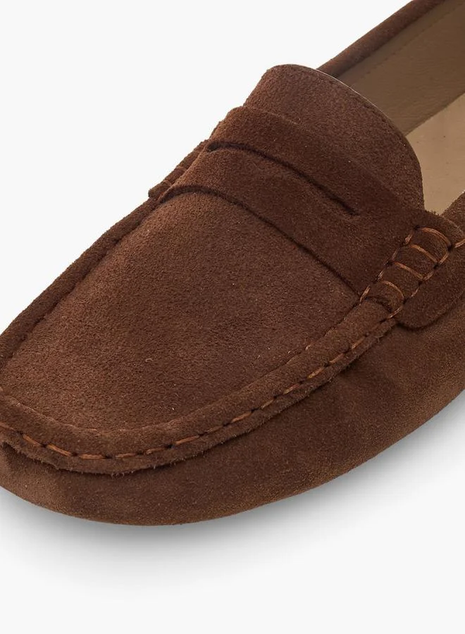 Renzo Ruganni BROWN Women Slip-On Loafers for Women | Best Price UAE