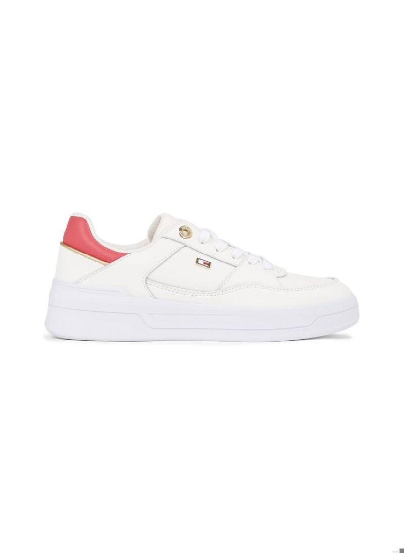 Women's Flag Logo Basketball Trainers - Leather, White - pzsku/Z422A6CCC6FBA77071EFFZ/45/_/1738741998/fc918123-2335-4900-b359-60a33f521f3b