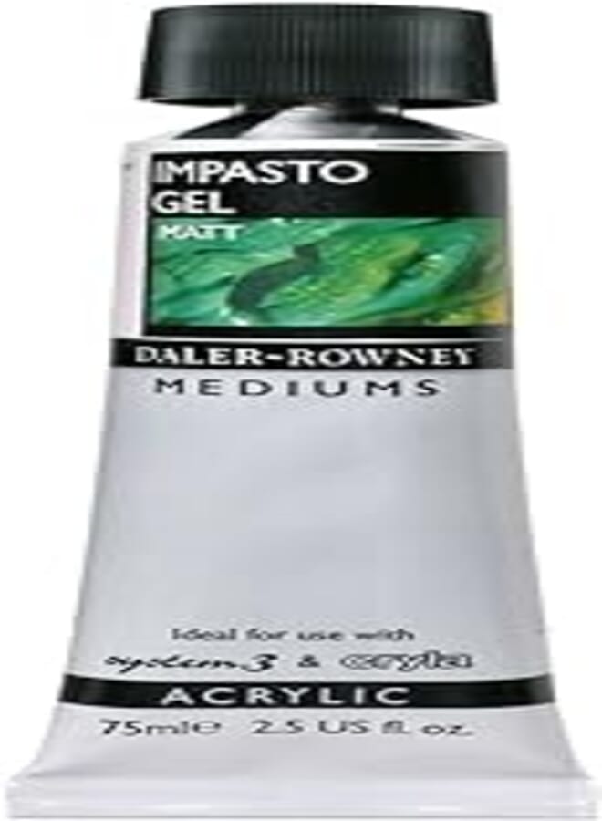 Daler Rowney Acrylic Medium Impasto Gel Medium 75ml Matt