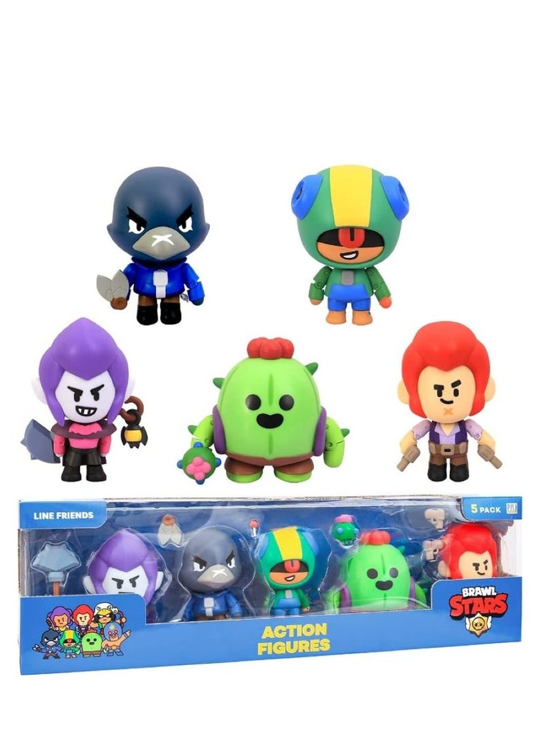Brawl Stars Action Figures 5Pk Window Box (S1)