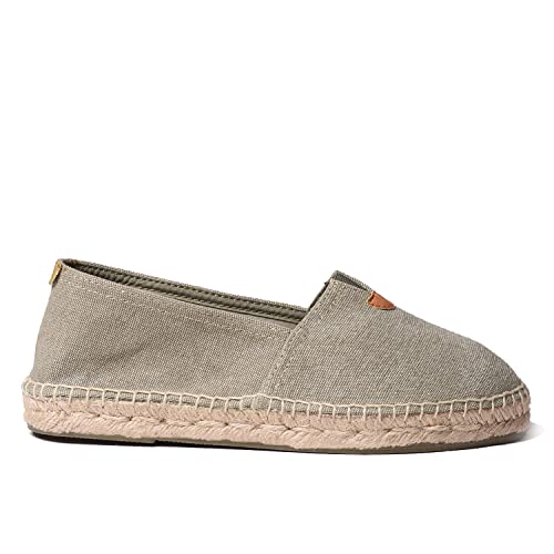 Toni Pons Classic Unisex Espadrille - BLANES-ER - Khaki - 44 EU - Image 2