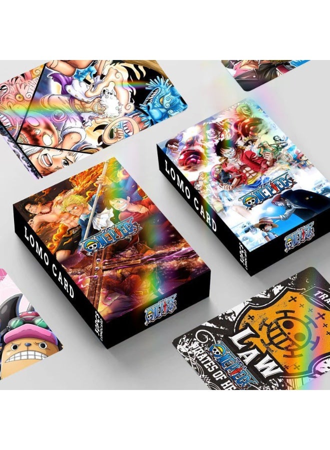 NIBEMINENT 30 Pcs Cartoon One Piece Double-sided Lomo Cards Card For Fans Collection Gifts - Image 1