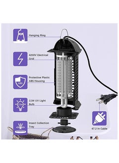 Gogoya Powerful Electric Mosquito Zapper - Eliminate Insects with Ease,Black  - Image 3
