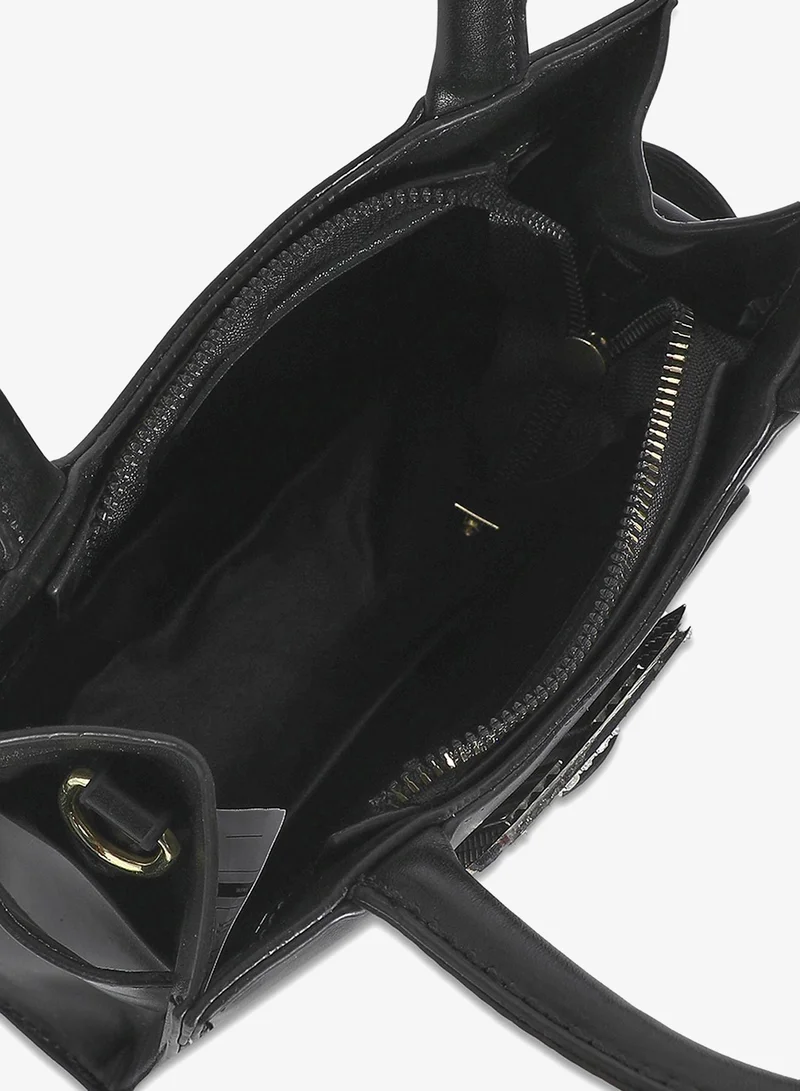 Haute Sauce  Buckle Mini Handbag - Black for Women | Best Price UAE