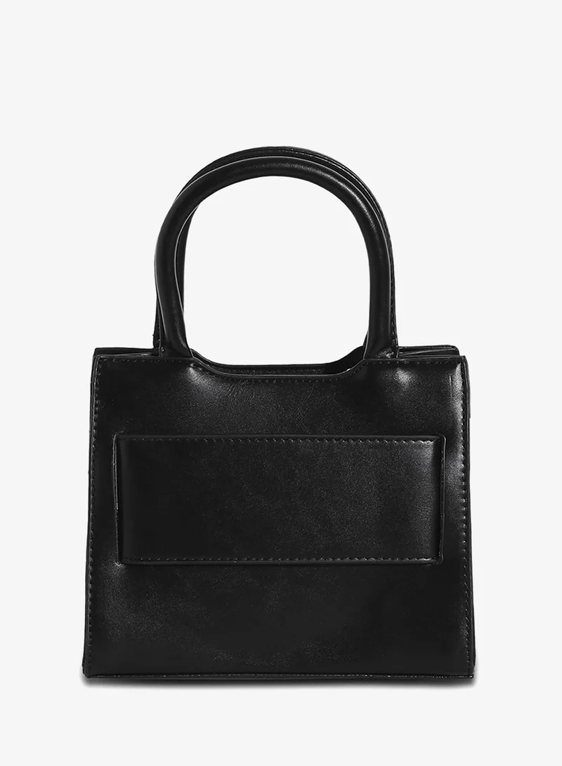 Haute Sauce  Buckle Mini Handbag - Black for Women | Best Price UAE