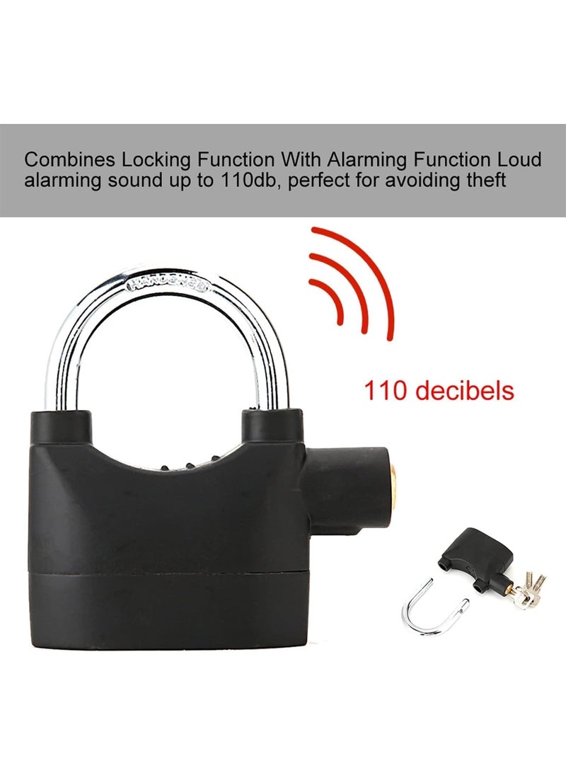 Cheet enterprise - Cheet enterprise Security Alarm Lock Anti Theft System Security Pad Lock with Smart Alarm Lock Siren Motion Sensor for Home Office Cycle - Image 1
