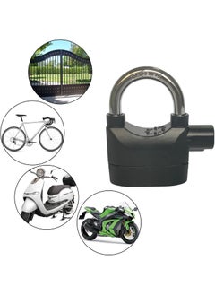 Cheet enterprise Cheet enterprise Security Alarm Lock Anti Theft System Security Pad Lock with Smart Alarm Lock Siren Motion Sensor for Home Office Cycle  - Image 2