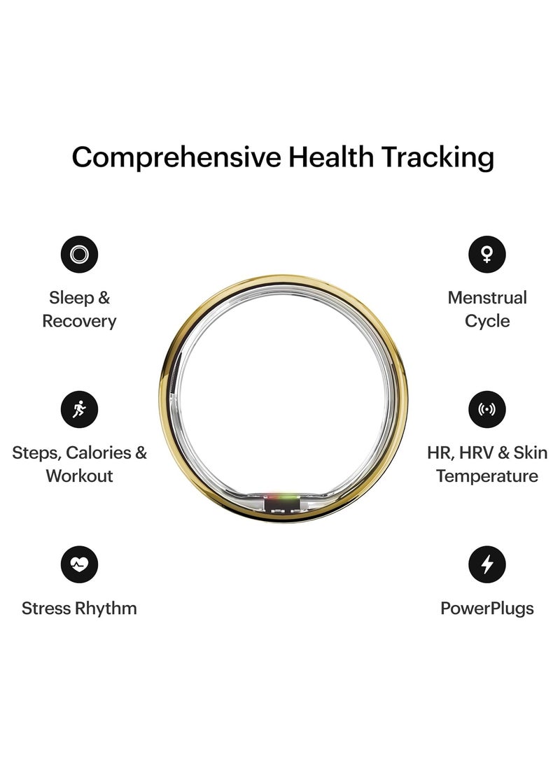 ULTRAHUMAN Ring AIR - Sleep & Fitness Tracker, Smart Ring for Women & Men, No App Fee for Standard Features (Size 6)  - Image 3
