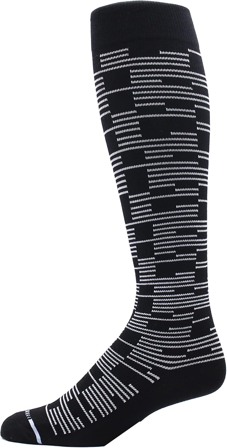 Dr Motion 4 Pairs Men's Athletic Traveler Graduated Compression Knee High Socks - Image 2