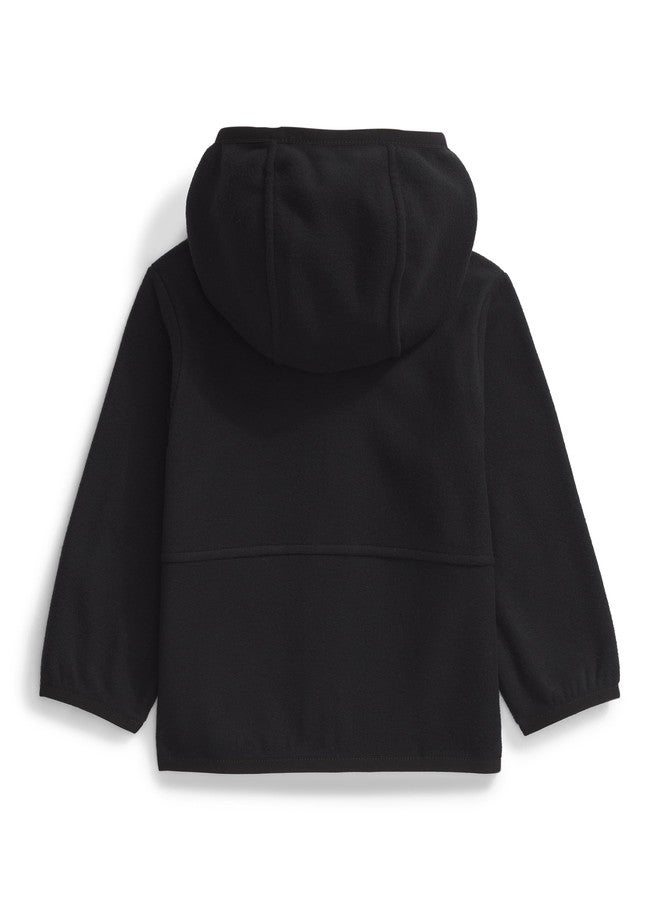 THE NORTH FACE سويت شيرت هودي كامل بسحاب للأطفال من ذا نورث فيس، أسود TNF، 18 شهر - Image 2