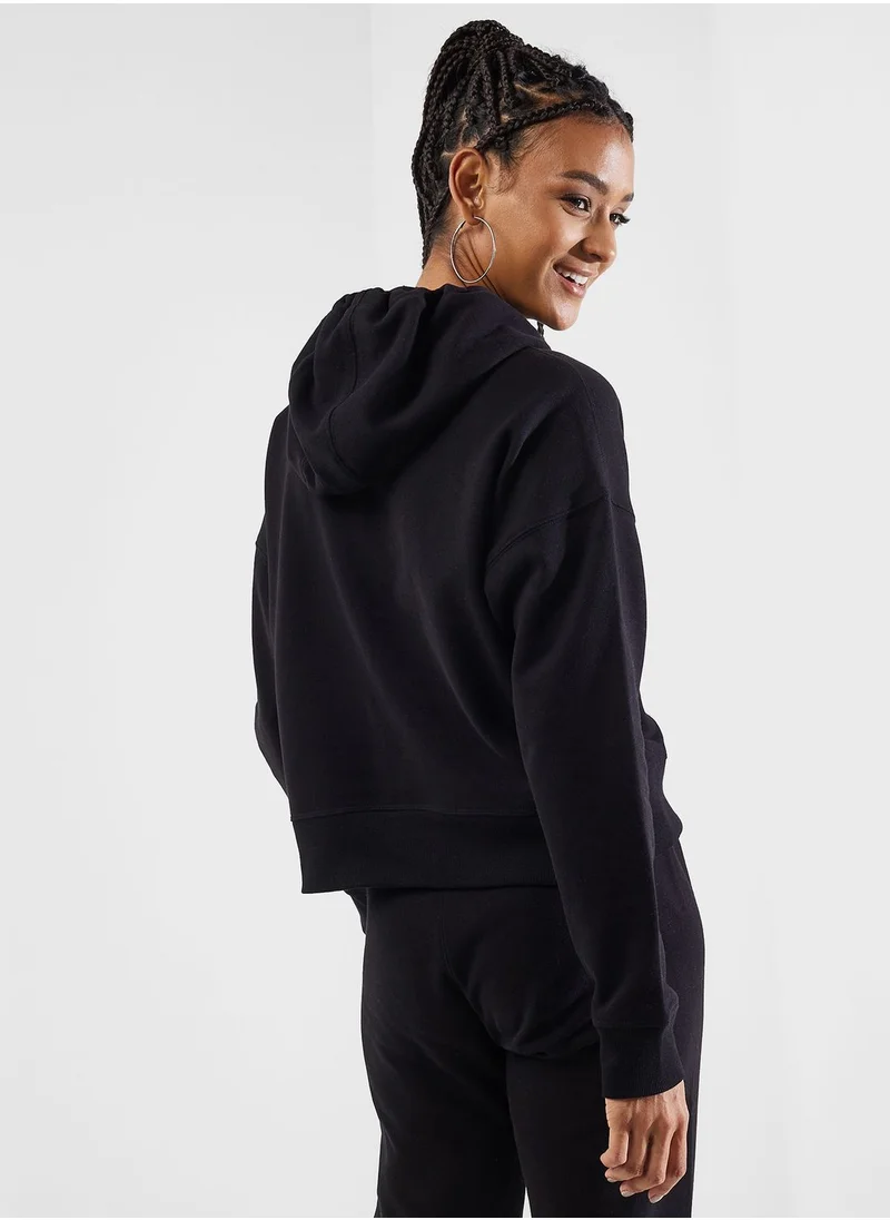 DKNY Sport Graphic Sequin Detail Hoodie