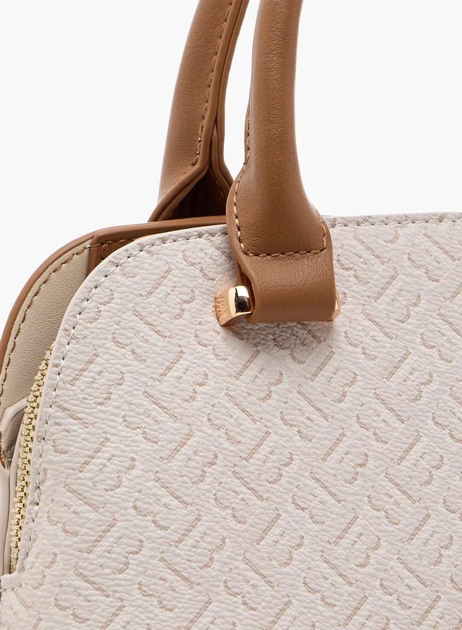 فلورا بيلا من شو إكسبرس Women Textured Tote Bag with Top Handles and Zip Closure