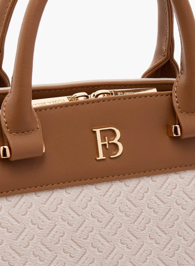 فلورا بيلا من شو إكسبرس Women Textured Tote Bag with Top Handles and Zip Closure