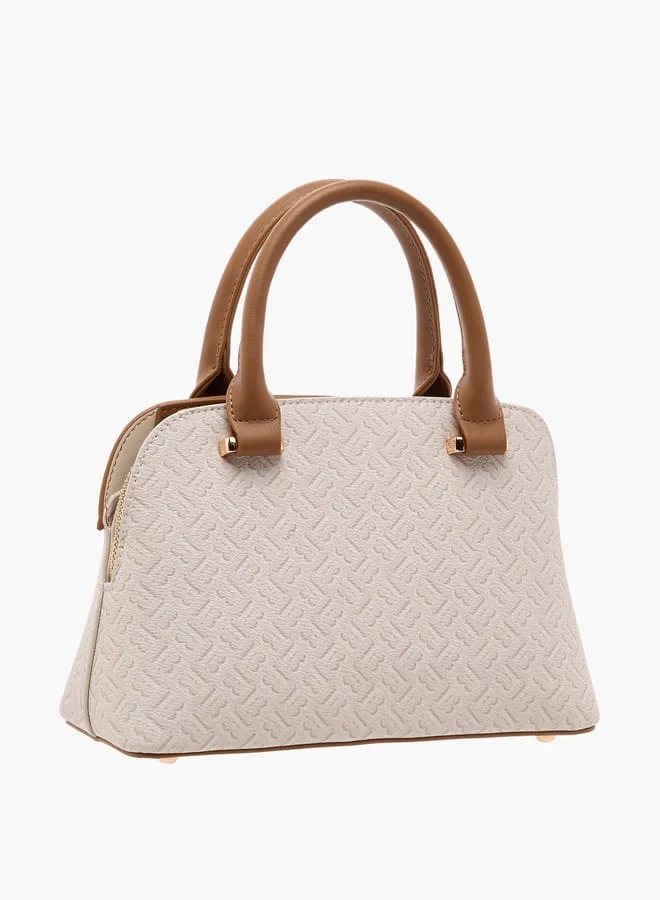 فلورا بيلا من شو إكسبرس Women Textured Tote Bag with Top Handles and Zip Closure
