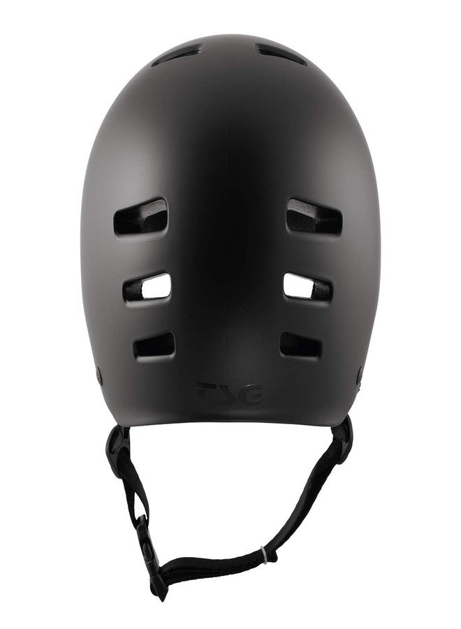 TSG Evolution Skate & Bike Helmet w/Snug Fit & Triple Cert. for Skateboarding, Cycling, MTB, E-Boarding, E-Skating, Longboarding, Park Skating, Urban, Multi Sport, BMX (Satin Dark Black, XXL 59-61 cm) - Image 2