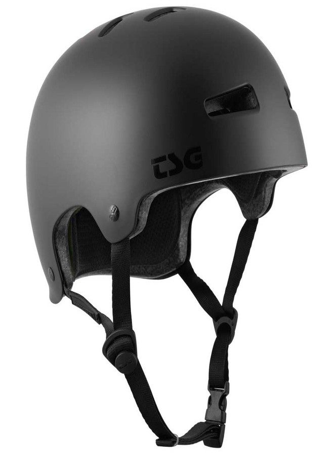 TSG Evolution Skate & Bike Helmet w/Snug Fit & Triple Cert. for Skateboarding, Cycling, MTB, E-Boarding, E-Skating, Longboarding, Park Skating, Urban, Multi Sport, BMX (Satin Dark Black, XXL 59-61 cm) - Image 4