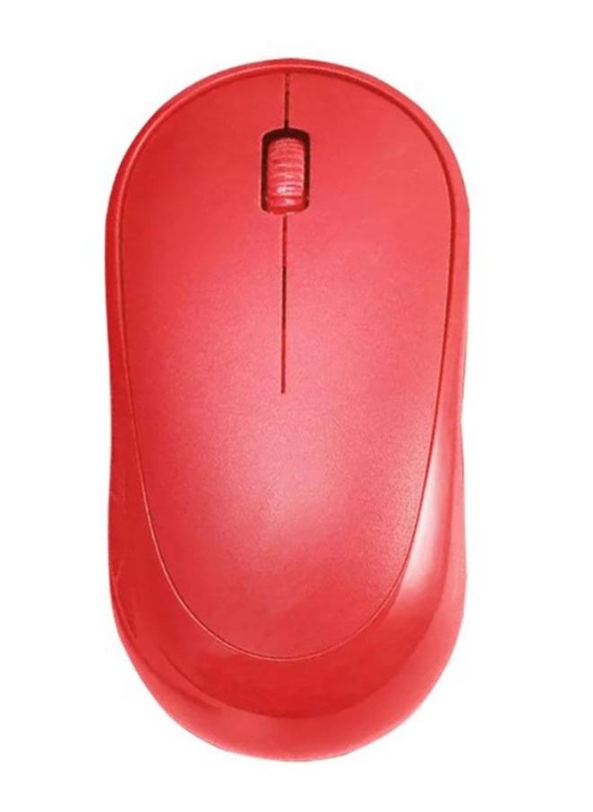 Forev FV-185 Wireless 2.4Ghz Office Mouse – Energy Saving Lightweight -10m Range | Red  - Image 1