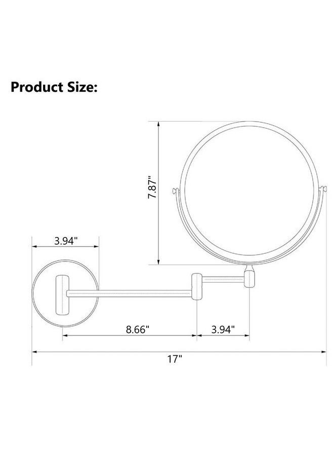 Adjustable Make Up Mirror In Grey Color For Bathroom Home Hotel - pzsku/Z422AFA575F2354FEDD7EZ/45/_/1687593466/c72adf9e-b122-465d-a3c3-34f430bf90e6