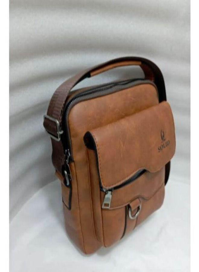 Jupiter Leather Crossbody Bag - Havana - Image 2