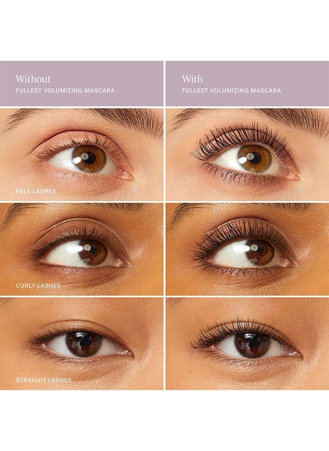 ILIA Fullest Volumizing Mascara | Non-Toxic, Vegan, Cruelty-Free, Smudge + Flake-Free, Safe For Sensitive Eyes, For Fuller, Thicker, & Healthier Lashes (Full Size, 0.32 fl oz | 9.5 ml)  - Image 4