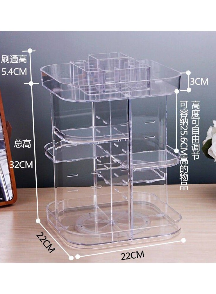 360° rotating acrylic makeup organizer – organizing has become more elegant and easier AB - Image 4