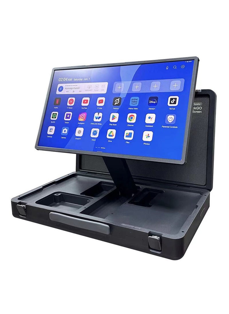 Generic - 27 inch Smart Touch Screen with Remote Control, Horizontal and Vertical View, Android 12, 128GB ROM, 8GB RAM, Briefcase Smart Screen - Image 1