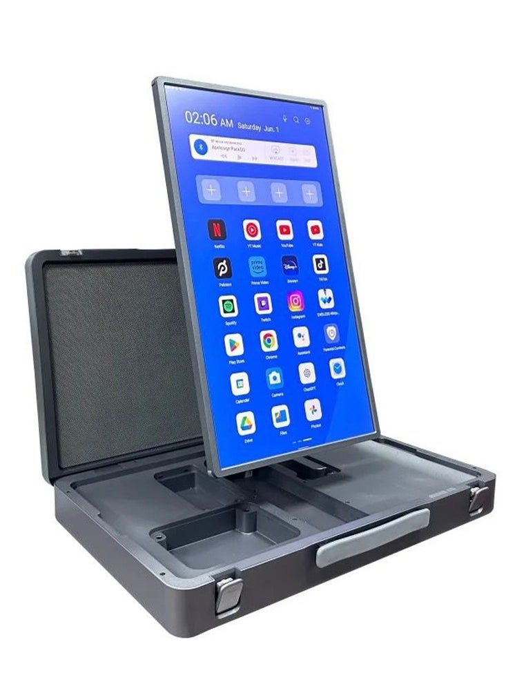 Generic - 27 inch Smart Touch Screen with Remote Control, Horizontal and Vertical View, Android 12, 128GB ROM, 8GB RAM, Briefcase Smart Screen - Image 1