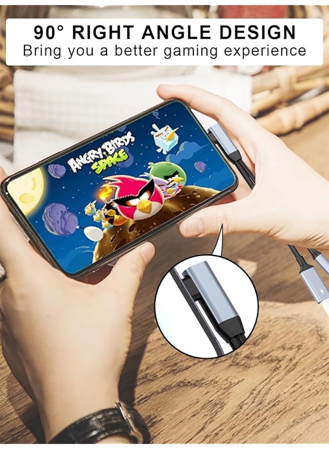 erorex Headphone And Charger Adapter For Iphone 2 In 1 Lightning To 3.5Mm Aux Audio And Lightning Charger Splitter Dongle For Iphone 14 13 12 11 Pro Max Pro Plus 8 7 6 Plus - Image 4