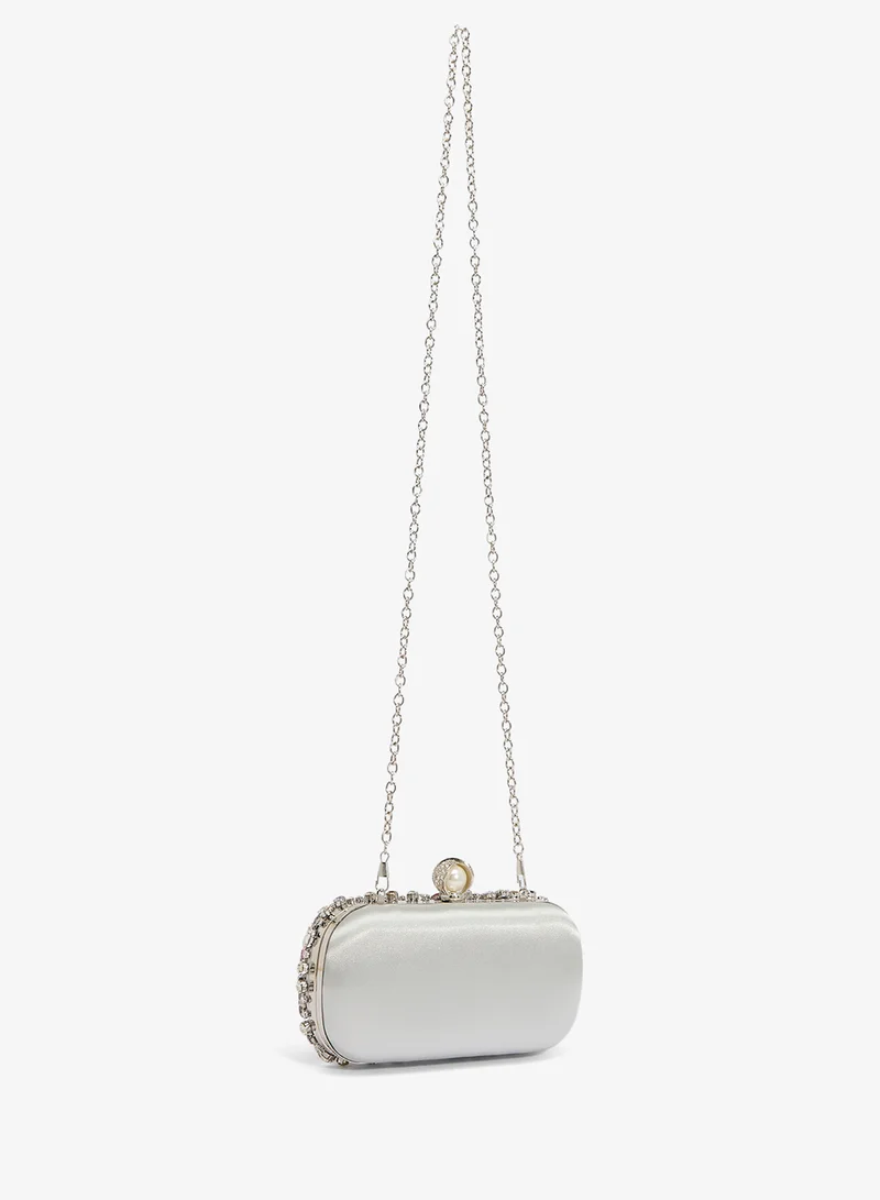 Khizana Jewel Embellished Statement Clutch