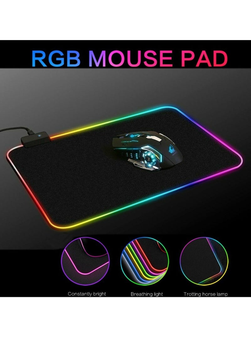 LED Light Mouse Pad - Model LED-01 - Large Size 800*300*4mm - Waterproof - 7 RGB Colors - Image 2