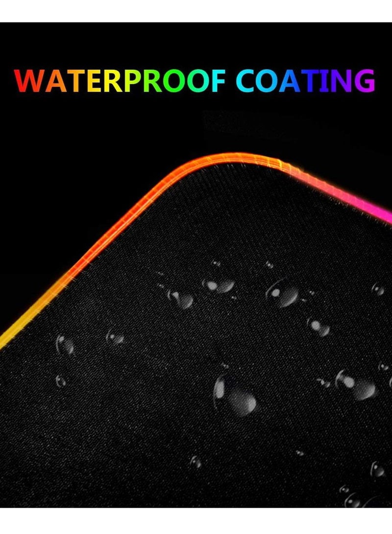 LED Light Mouse Pad - Model LED-01 - Large Size 800*300*4mm - Waterproof - 7 RGB Colors - Image 5