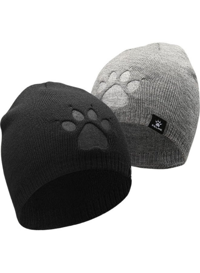KELME Warm Running Hat, Versatile Knitted Beanie For Winter, Ear-Protecting Outdoor Sports Cap, Windproof Cycling Hat - Image 2