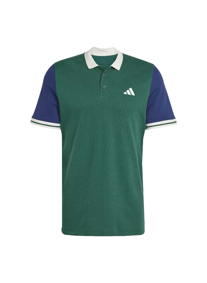 اديداس adidas heritage tennis men polo t-shirt
