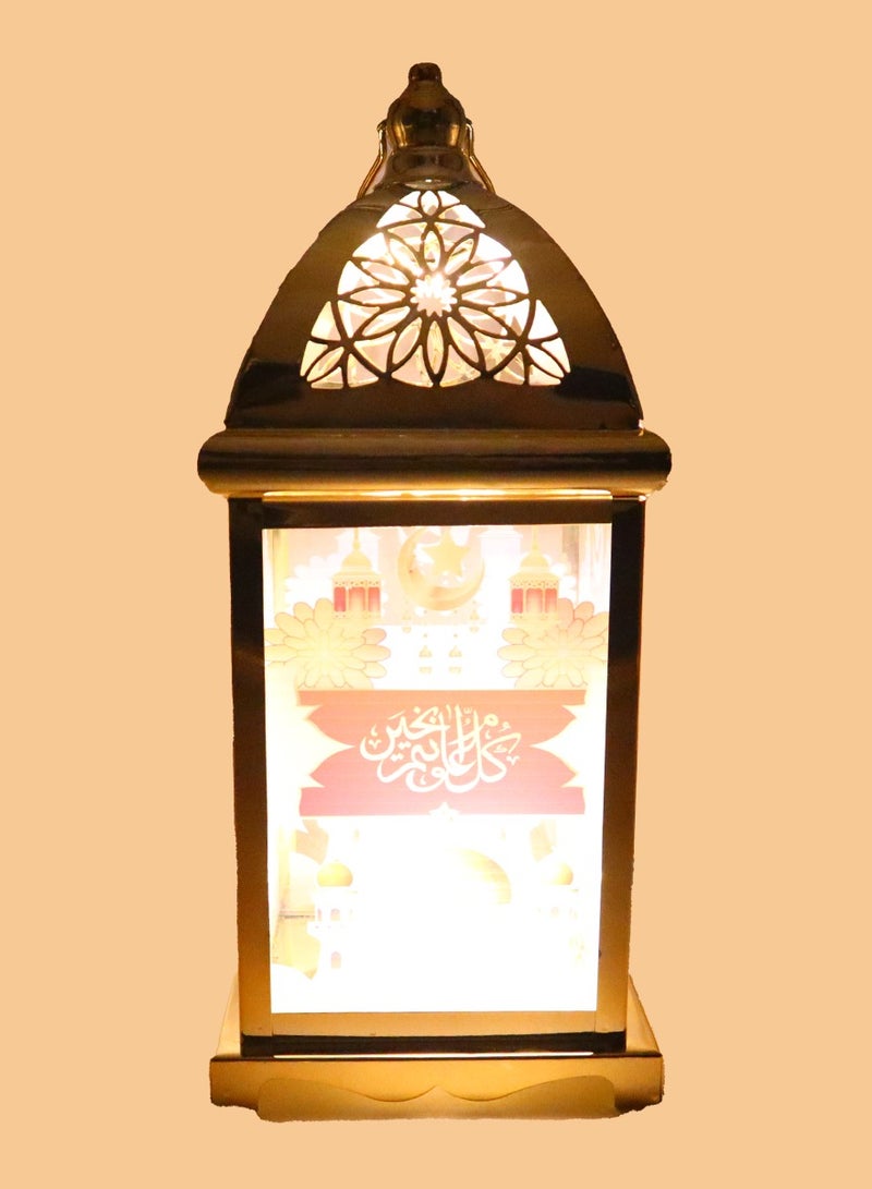 فانوس رمضان، مصباح زينة رمضان، مصباح زينة العيد، للاستخدام الداخلي والخارجي - Image 2