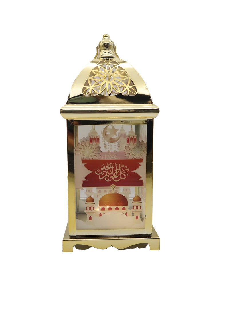 فانوس رمضان، مصباح زينة رمضان، مصباح زينة العيد، للاستخدام الداخلي والخارجي - Image 1