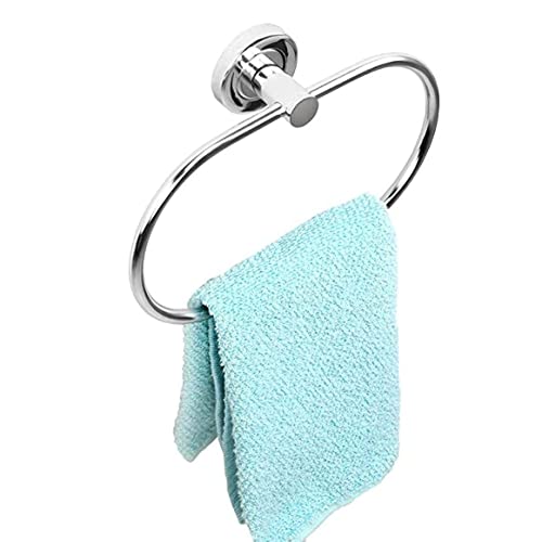 XML Stainless Steel Napkin Ring/Towel Ring/Napkin Holder/Towel Hanger/Bathroom Accessories (Chrome) - Pack of 1(Oval Shape) - Image 3